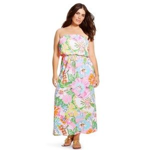 Lilly for Target Nosie Posey Plus Maxi Dress 1x
